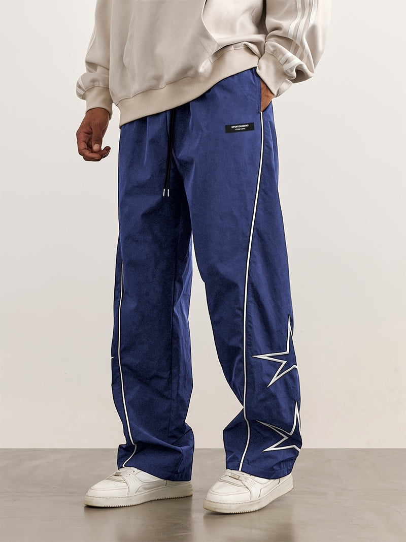 Star-Stripe Track Pants