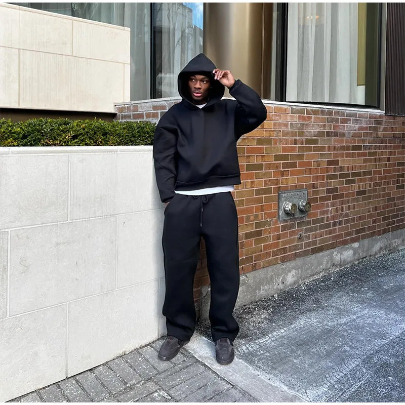 Oversized Minimalist Black Jogger