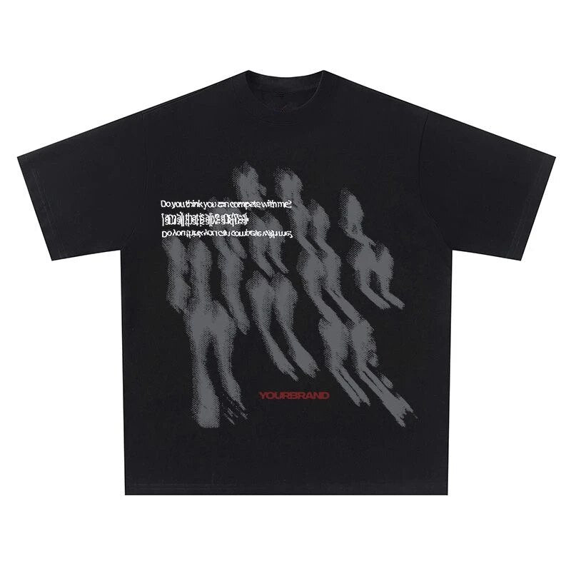 GRAPHIC TEE 'BLURRY CROWD'