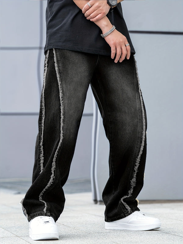 Pantalon en jean effiloché Edge Street